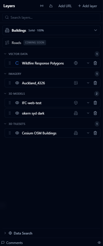 Layers panel showing the imported 3D model under 3D Models